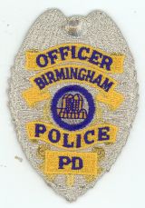ALABAMA,BIRMINGHAM POLICE OFFICER BADGE PATCH 1